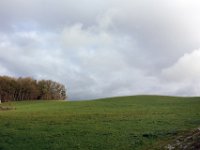 Hügel vor Berg